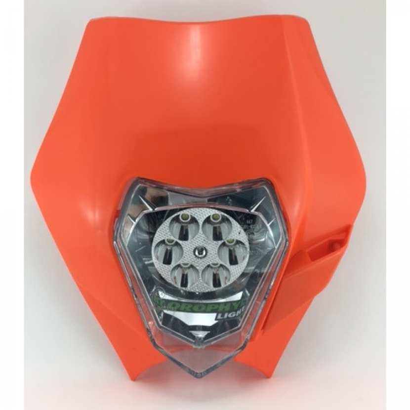 Plaque phare OrigiN leds moto KTM exc Klorophyl light