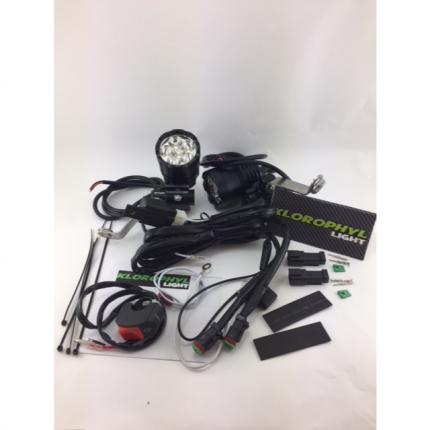 kit led moto rally routier klorophyl light avec faisceau