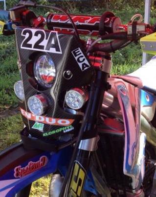plaque phare x1 tm racing